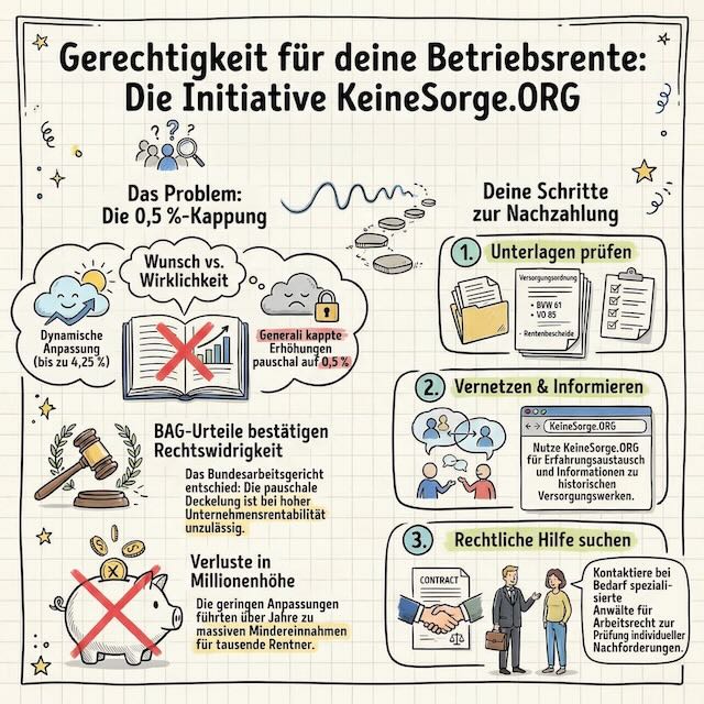 
Christoph Welscher stoppt Rentenkürzungen der Generali vor dem BAG und sichert tausenden Rentnern Rückzahlungen